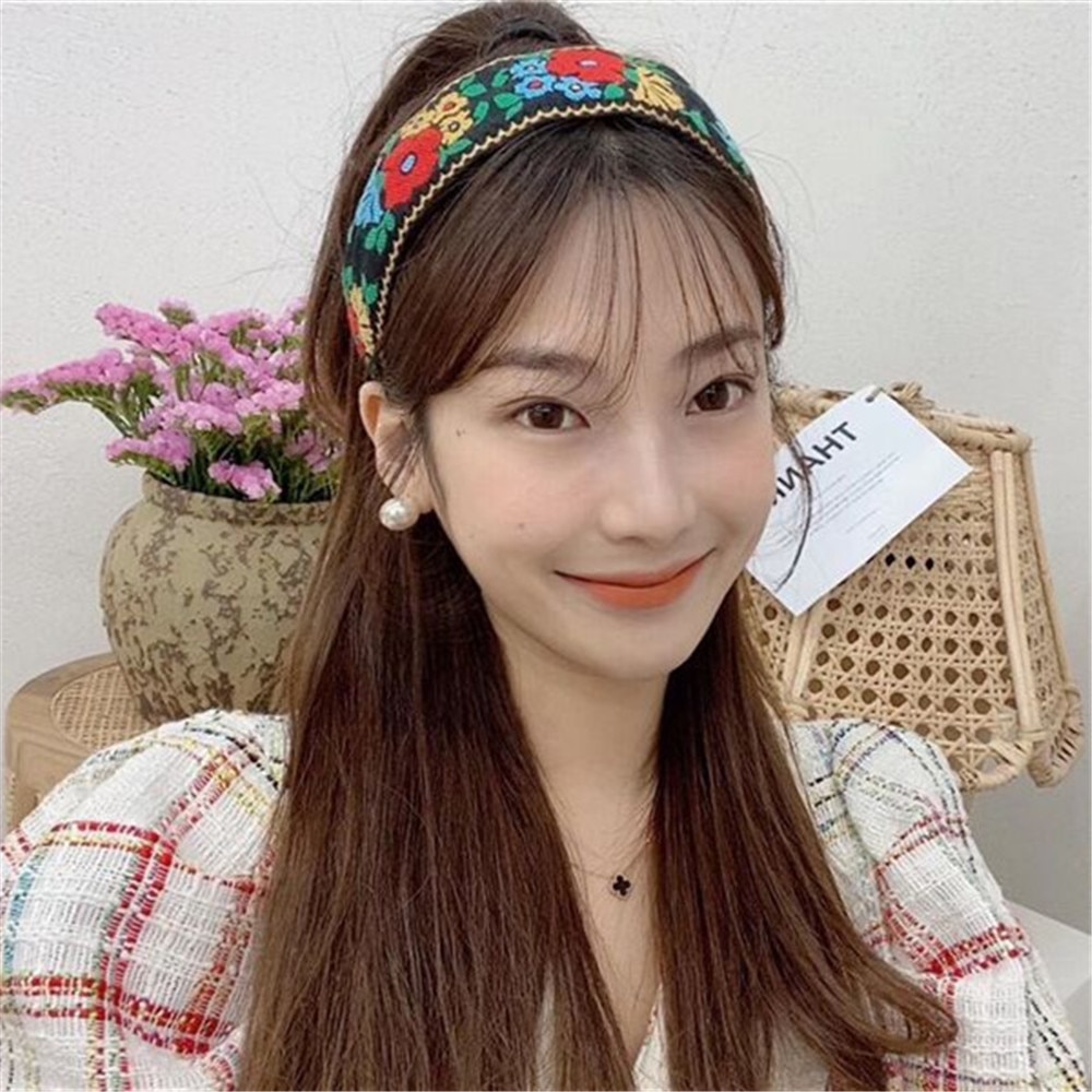 Embroidery-Flower-Headbands-For-Women-Korean-National-Style-Hair-Accessories-Colorful-Hairband-Head-Wrap-Wholesale-5
