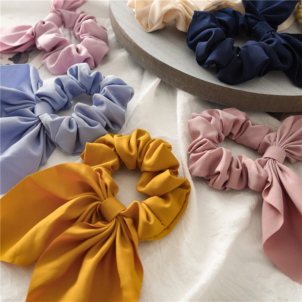 Rabbit-Ears-Knotted-Chiffon-Scrunchies-for-Women-Elastic-Hair-Bands-Bow-Hair-Scarf-Hair-Rope-Ties-2